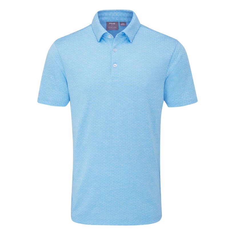 Ping Rafe Golf Polo, Color: Baltic Sea, Size: M