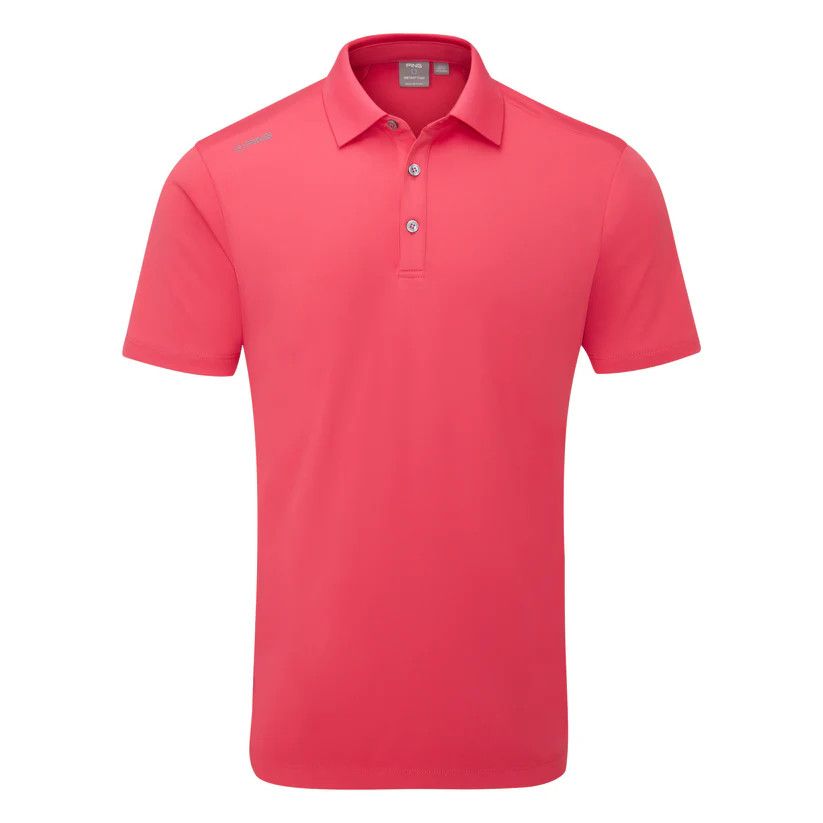 Ping Lindum Golf Polo, Color: Rhapsody Pink, Size: M