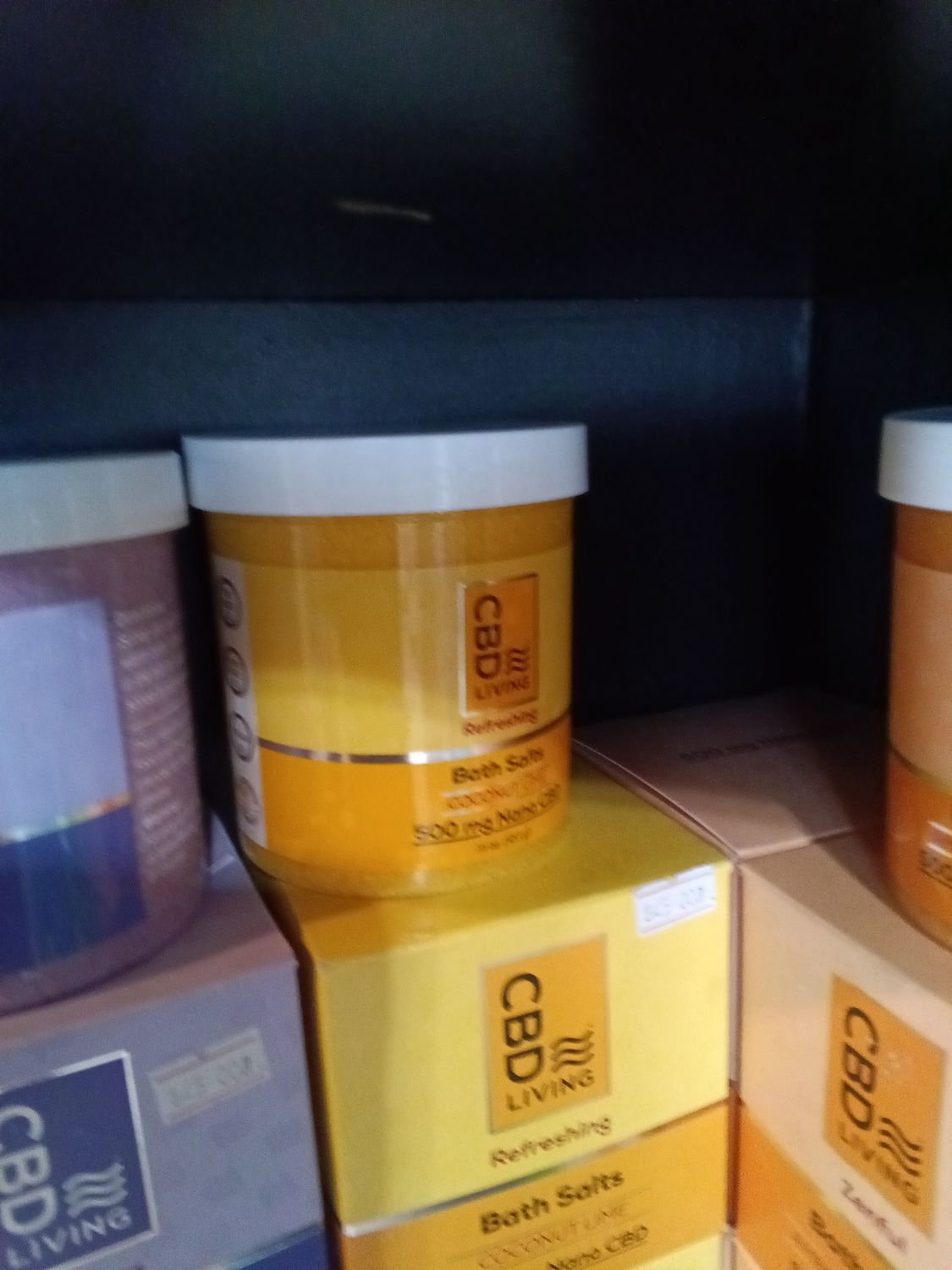 CBD refreshing bath salts coconut lime 500mg