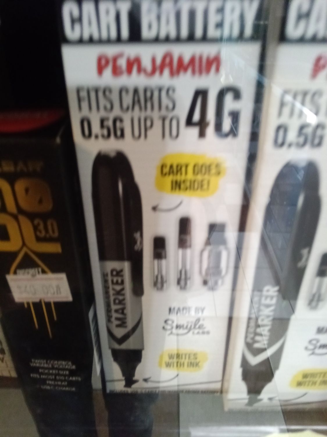 Silver marker cart battery