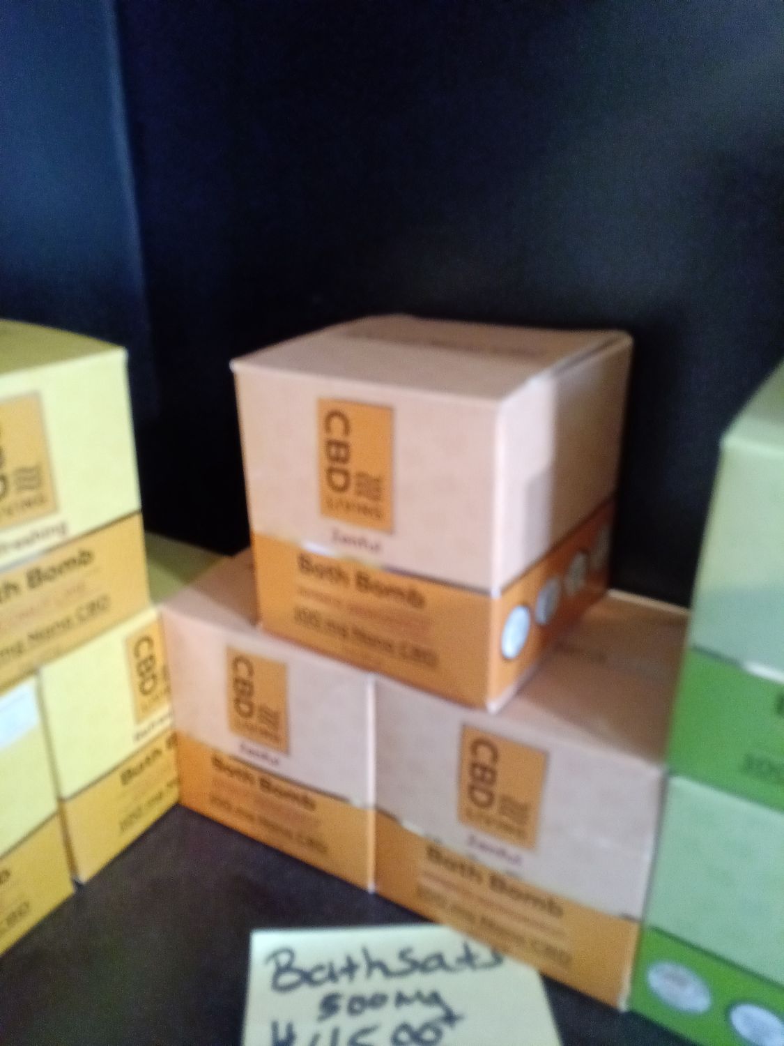 CBD zenful bath bomb Amber bergamot 100mg