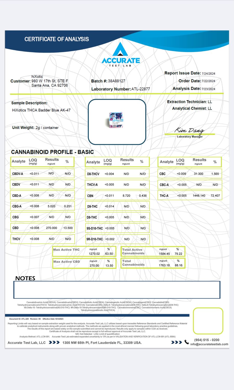 Blueberry AK-47 2G cart