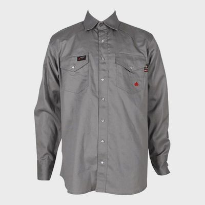 MFRLWSLD002- GRAY FORGE FRC RIPSTOCK PEARL SNAP WELDING SHIRTS