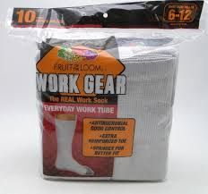 FRUIT OF THE LOOM EVERYDAY WORK TUBE SOCK