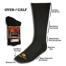 DPLCB DAN POST CERTIFIED SLEEK THIN OVER THE CALF -BLACK (2PR)