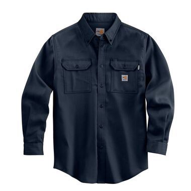 FRS003DNY CARHARTT FRC SHIRT BUTTON UP NAVY *DISCONTINUED*