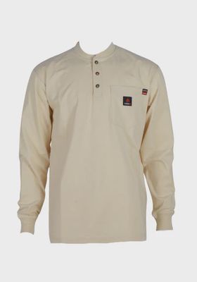 MFRHNLY-004 FORGE F/R HENLEY SHIRTS KHAKI
