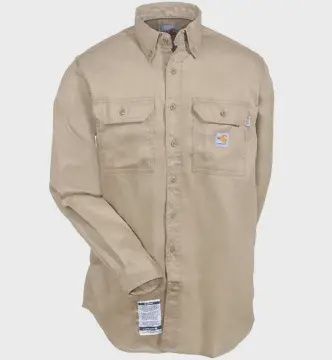 FRS003KHI CARHARTT FRC BUTTON UP SHIRT KHAKI *DISCONTINUED*