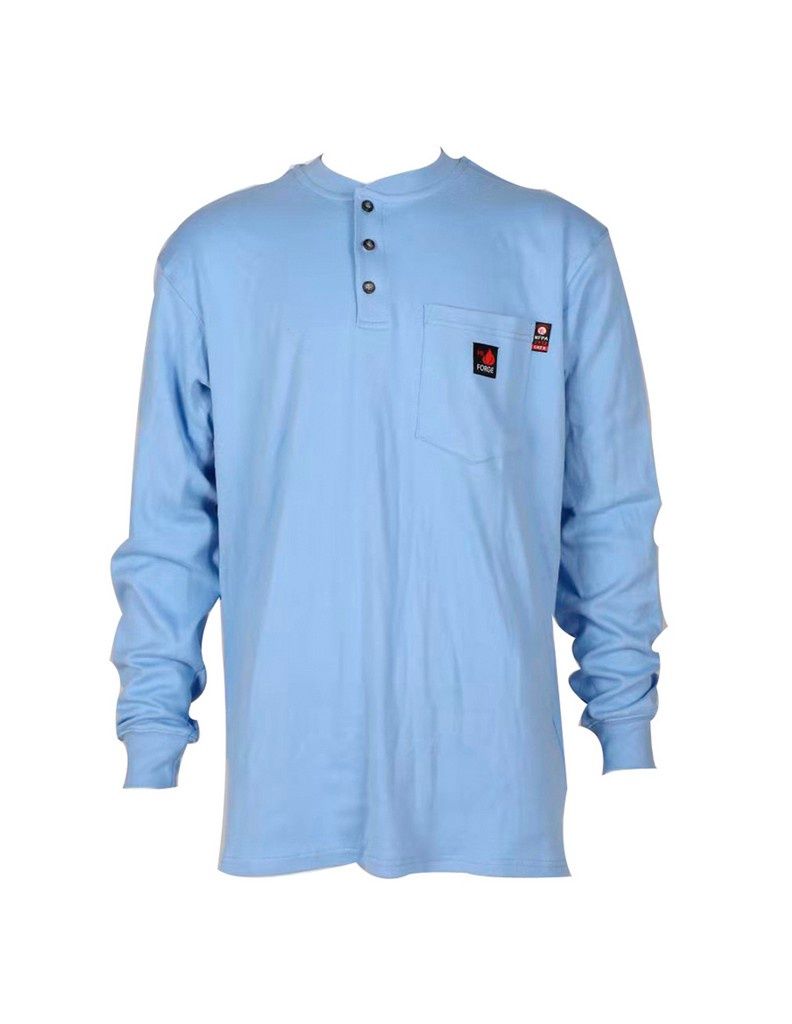 MFRHNLY-004 FORGE F/R HENLEY LIGHT BLUE