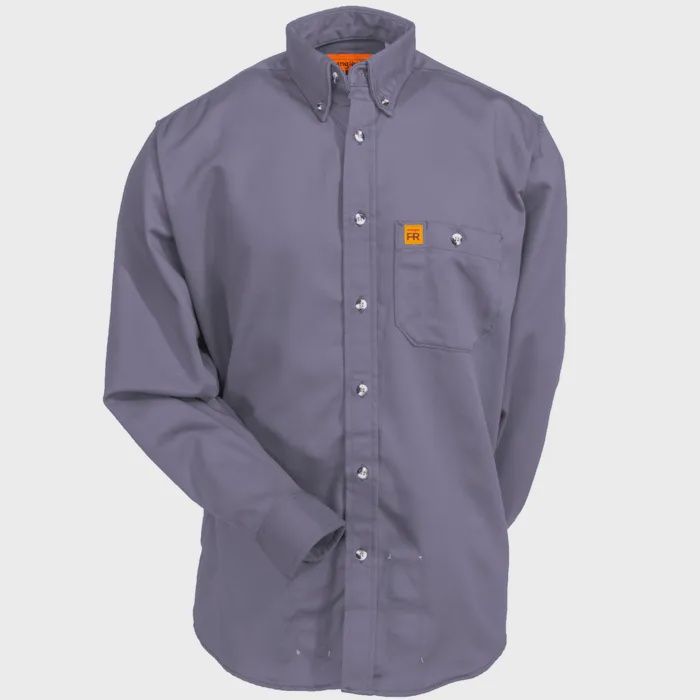 FR3W10G WRANGLER LIGHTWEIGHT BUTTON UP GRAY **DISCONTINUED**