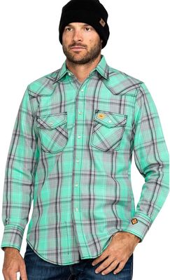 FR154GR WRANGLER FRC GREEN WELDING SHIRT **DISCONTINUED**
