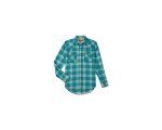 FR134GN WRANGLER FRC GREEN PLAID WELDING  SHIRT **DISCONTINUED**