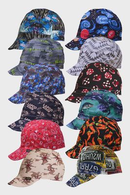 LAPCO 6 PANEL WELDING CAP ASSORTED PRINT*DISCONTINUED*