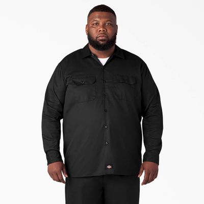 D574 DICKIES LONG SLEEVE WORK SHIRT (NEW  NUMBER)