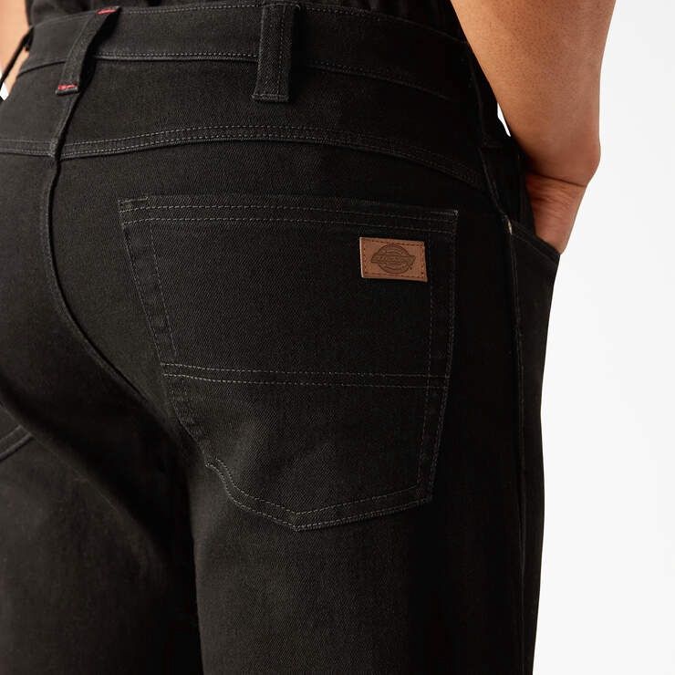 DD605 DICKIES FLEX DENIM BLACK JEANS