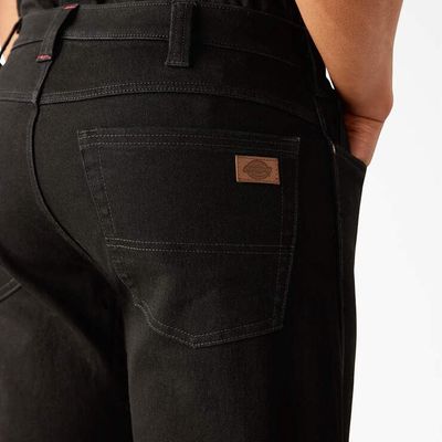DD605 DICKIES FLEX DENIM BLACK JEANS