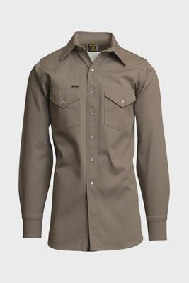 LS950 KHAKI LAPCO WELDING SHIRTS
