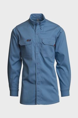 IMB7 LAPCO BUTTON UP SHIRT LIGHT BLUE