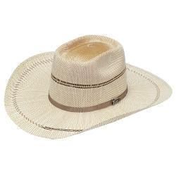 T71225 TWISTER BANGORA BEIGH STRAW COWBOY HAT