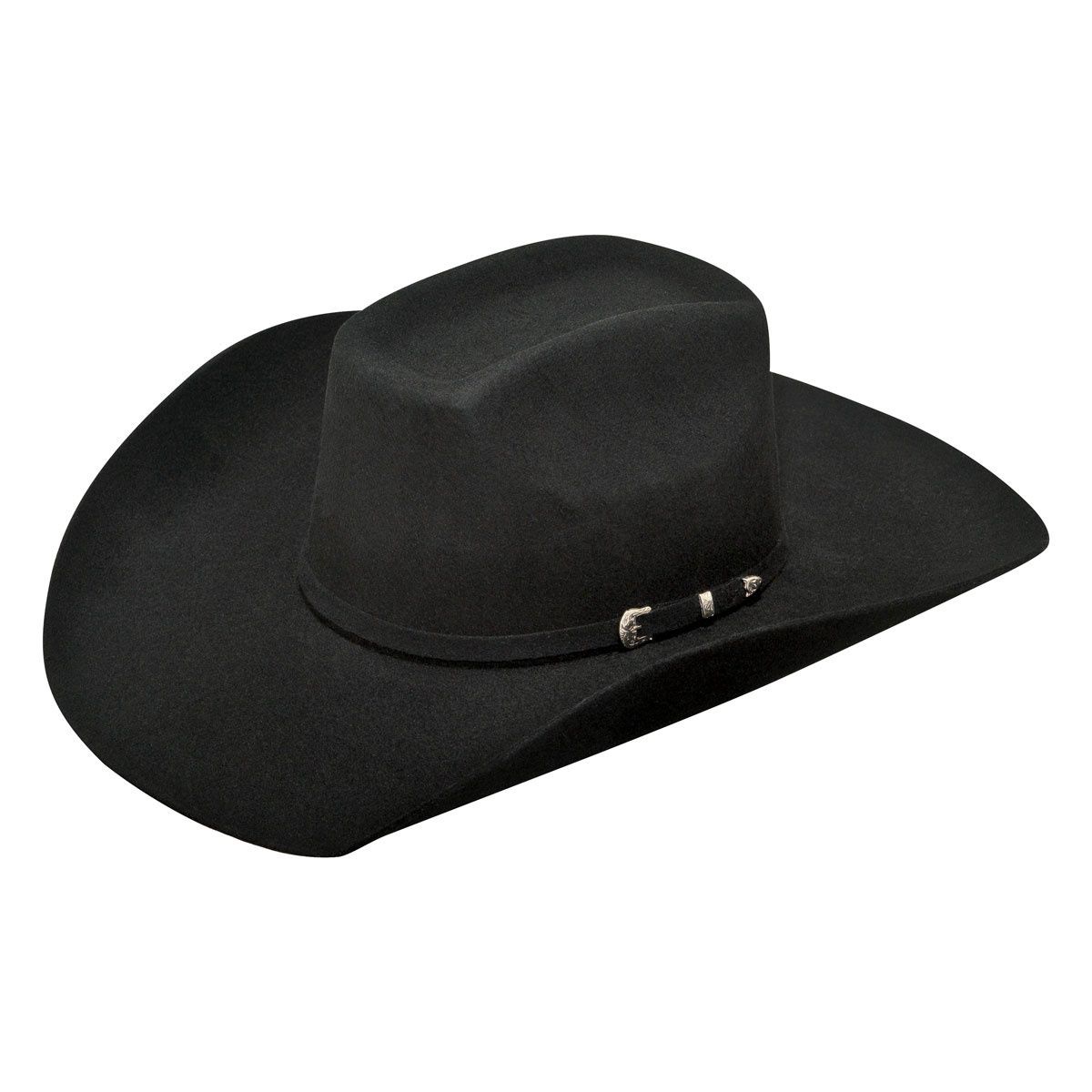 A7520201 ARIAT 2X WOOL BLACK ADDED MONEY COWBOY HAT