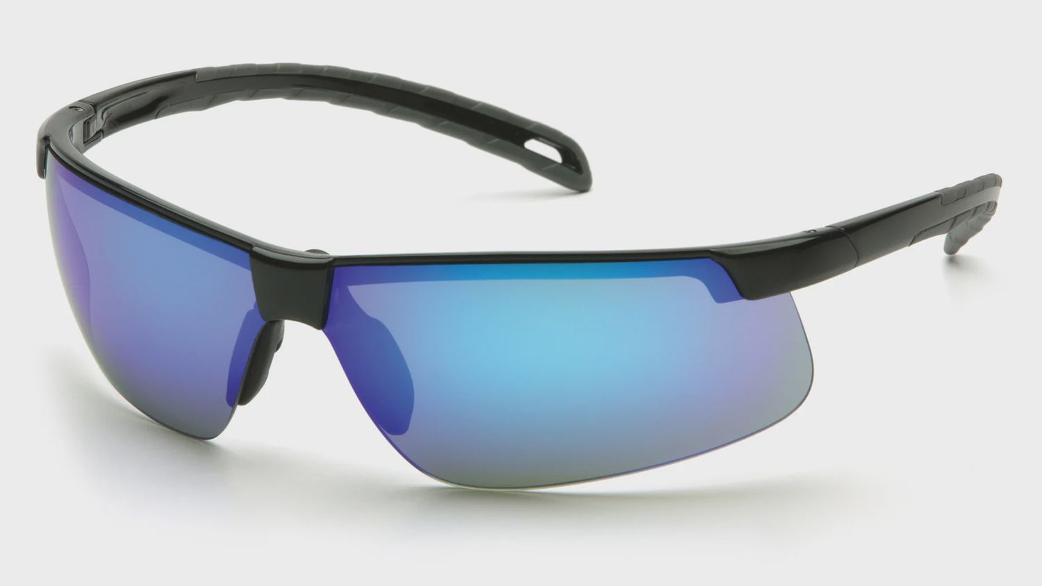 SB8665D EVER-LITE HALF FRAME BLUE LENS SAFETY GLASSES