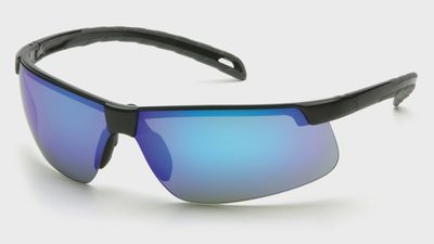 SB8665D EVER-LITE HALF FRAME BLUE LENS SAFETY GLASSES