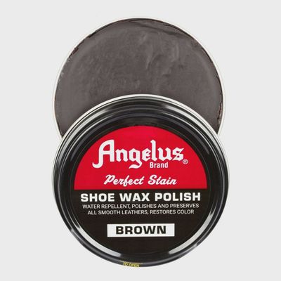 410-02-014 ANGELUS SHOE WAX POLISH-BROWN
