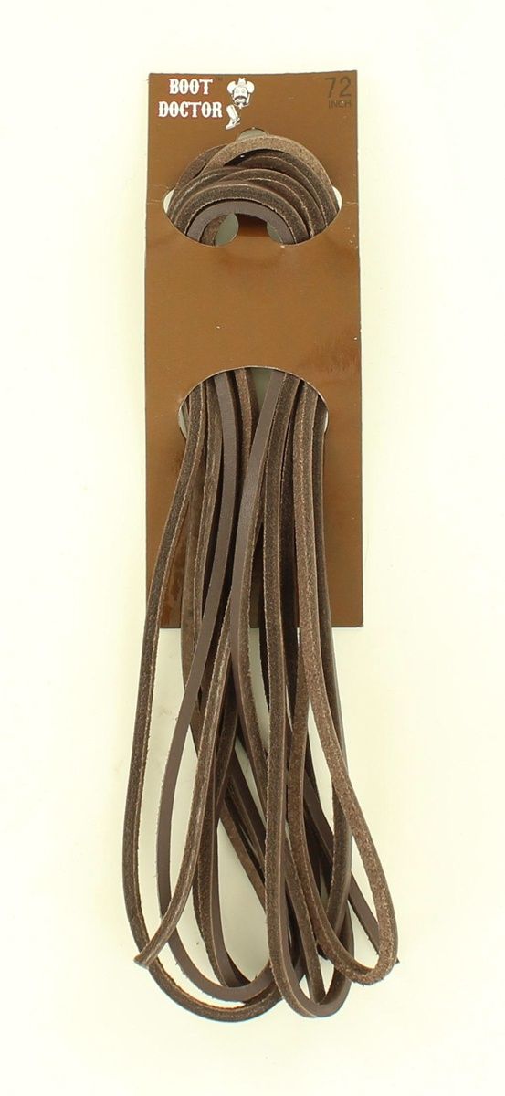 0440202 BOOT DOCTOR LEATHER LACES- BROWN 72&quot;