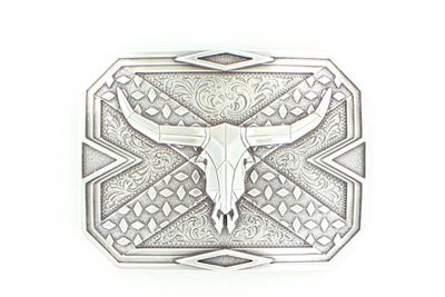 37680 NOCONA MENS STEER SKULL BUCKLE