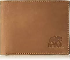 69074 BERNE BROWN LEATHER WALLET
