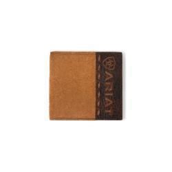 A3561008 ARIAT LARGE BIFOLD CROC PRINT ROUGHOUT WALLET