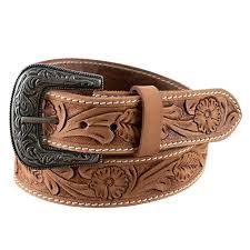 9543500 GEM DANDY FLORAL INLAY BELT