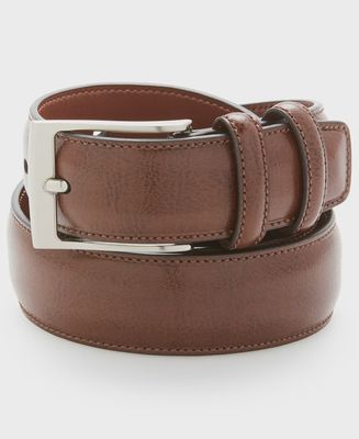 A3501 BROWN PERRY ELLIS LEATHER BELT