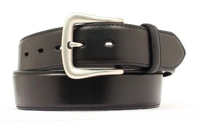 N2450401 NOCONA BLACK LEATHER BELT