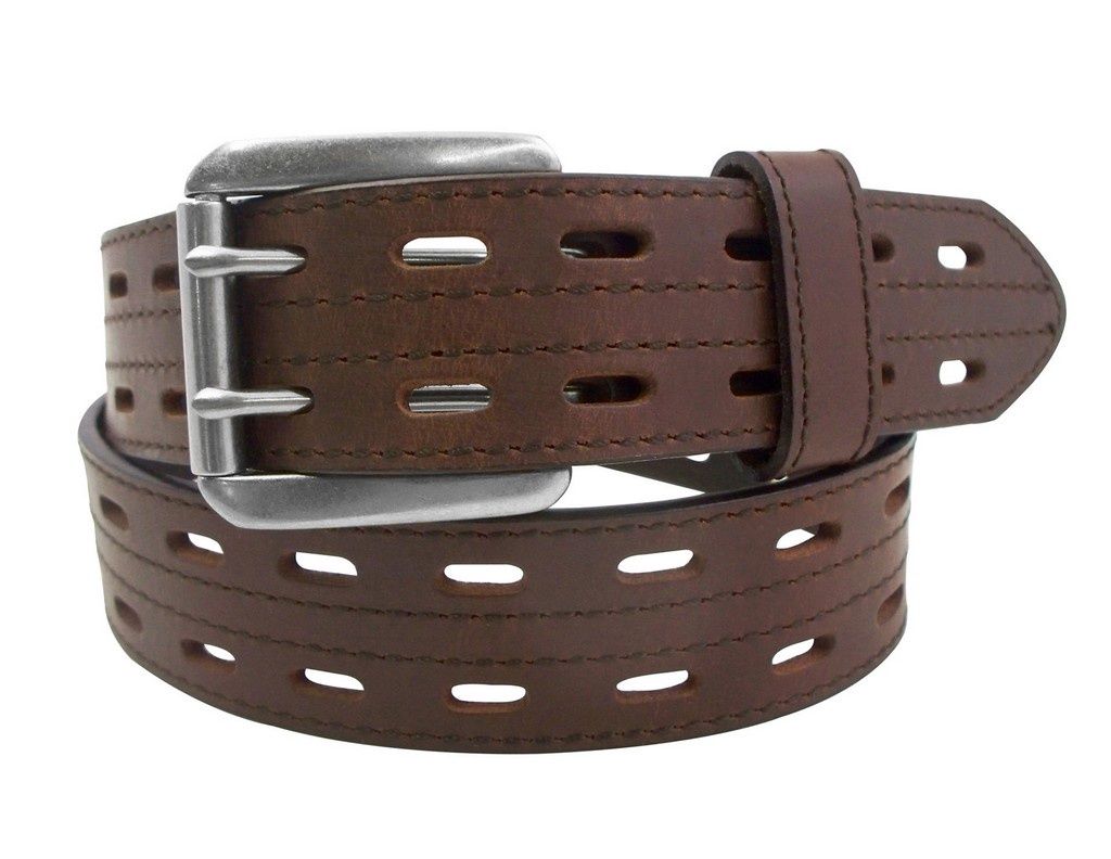 5711500 DANBURY DOUBLE HOLED LEATHER BELT