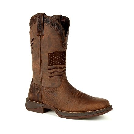 DDB0314 DURANGO REBEL DISTRESSED FLAG BOOT