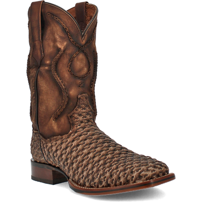 DP4903 DAN POST BASKET WEAVE WESTERN BOOT