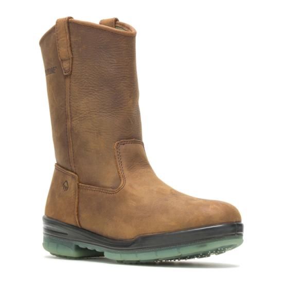 W03258 WOLVERINE WATERPROOF DURASHOCK STEEL TOE BOOTEEL