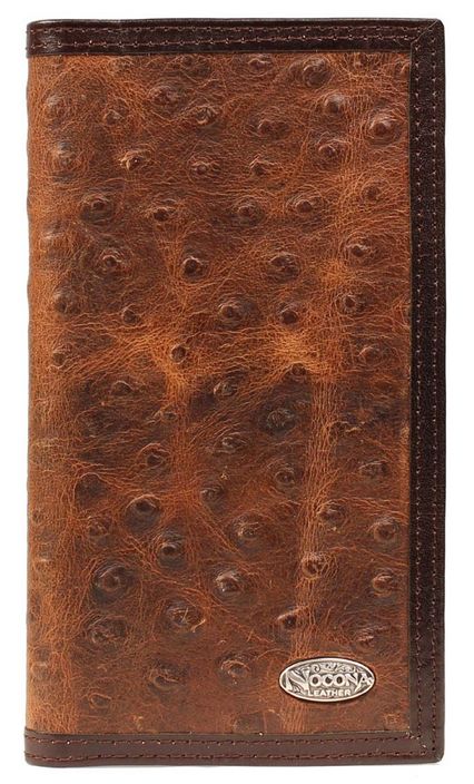 N5487602 NOCONA OSTRICH RODEO WALLET