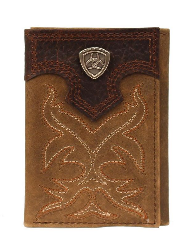 A3511044 Ariat Premium Brand Mens Trifold Wallet