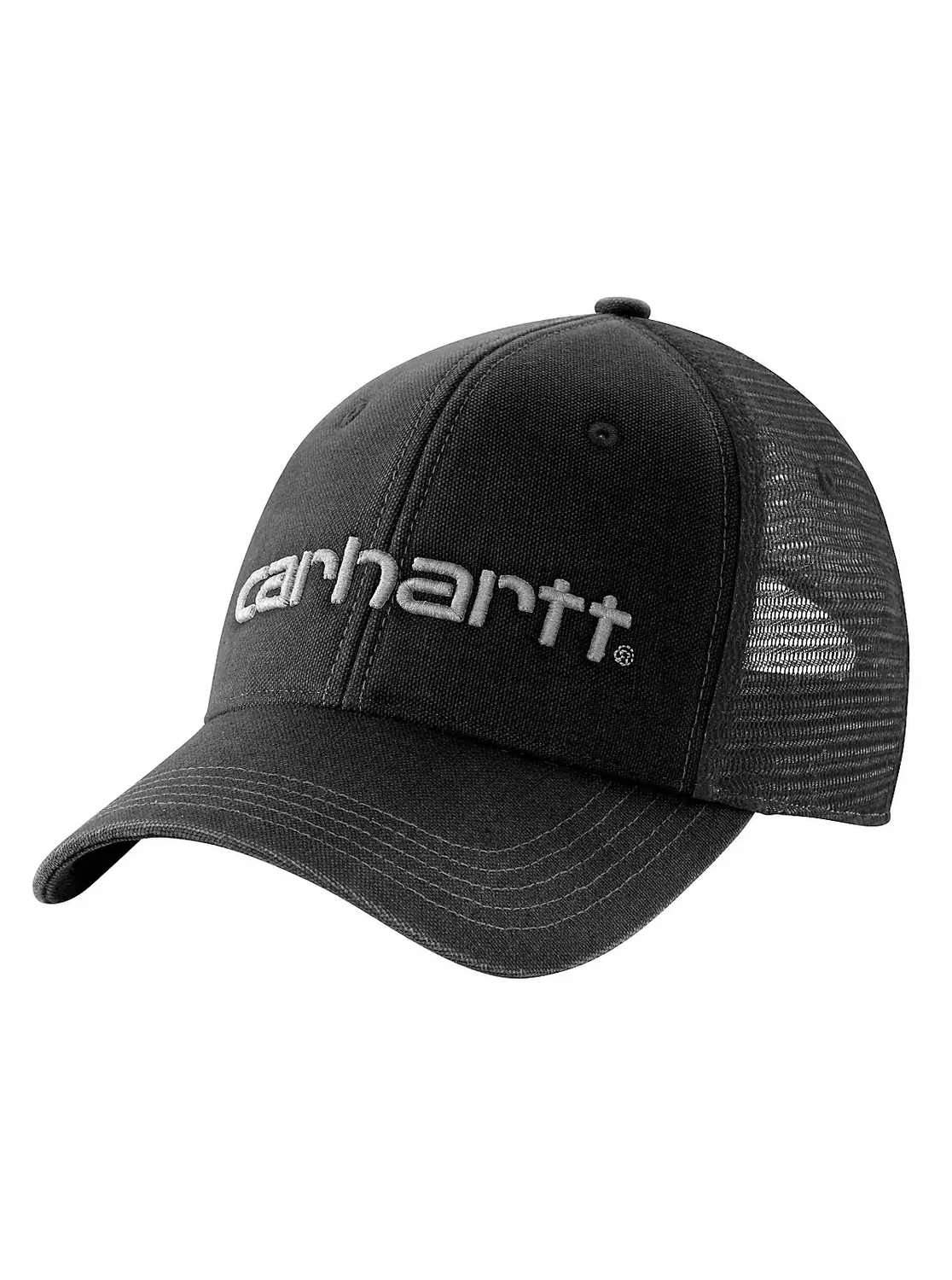 101195 Canvas Mesh-Back Logo Graphic Cap
