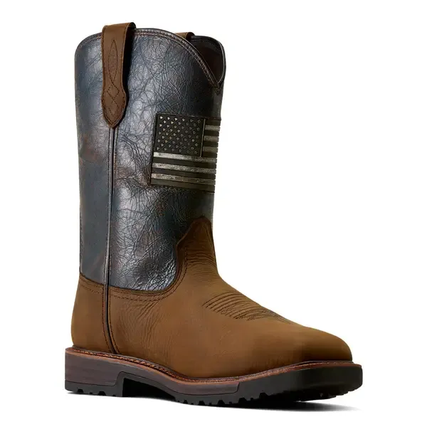 10080349 ARIAT ACTIVATOR PATRIOT STEEL TOE WATERPROOF BOOT