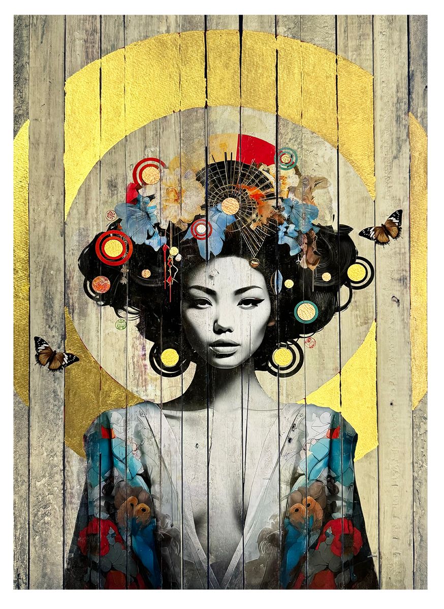 Lotus’ in 24 Carat Gold Leaf