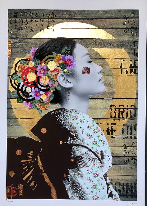 ‘Patience’ in Gold Leaf