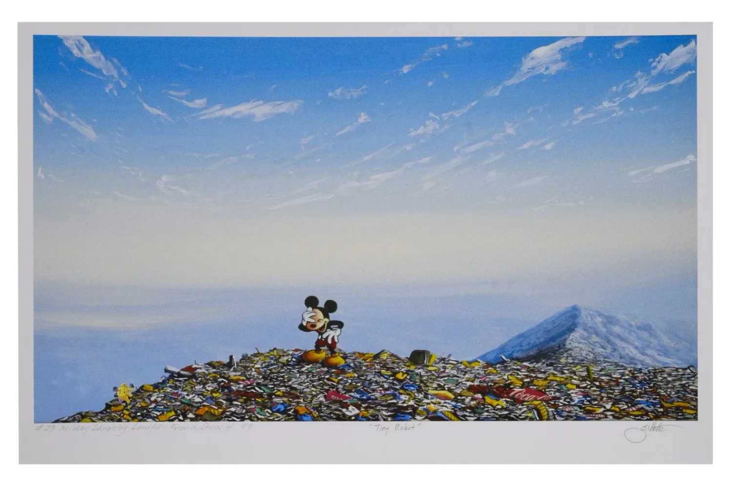 Laughing Mickey Landfill #29 Tiny Robot (2016)