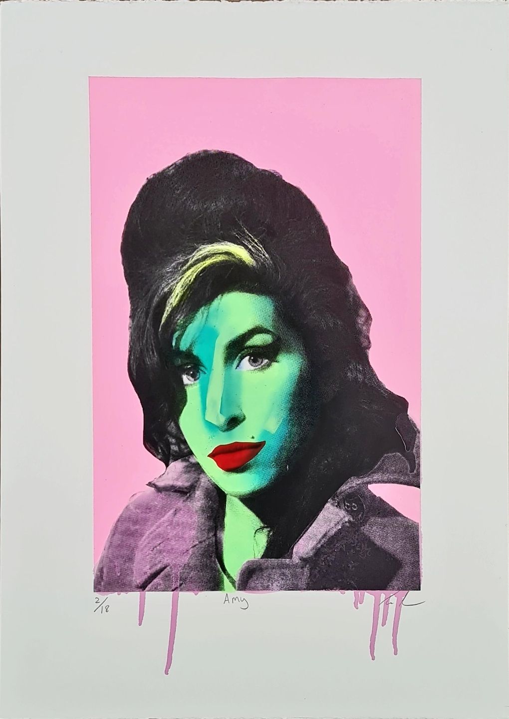 Amy - pink background