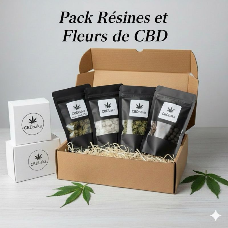Pack Résines et fleurs de CBD