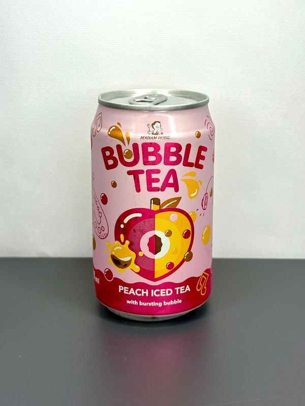 Bubble Tea z Kuleczkami Peach Iced 320ML