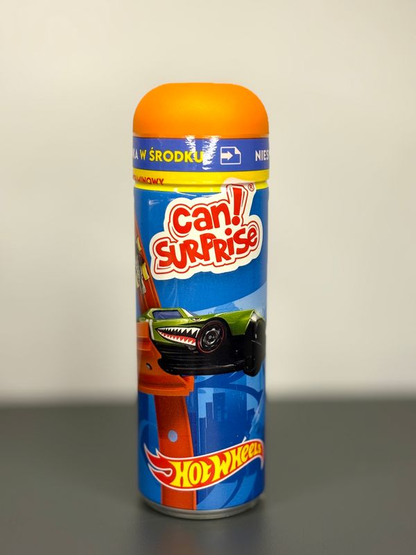 Can Surprise Hot Wheels – Napój z Niespodzianką 250 ml
