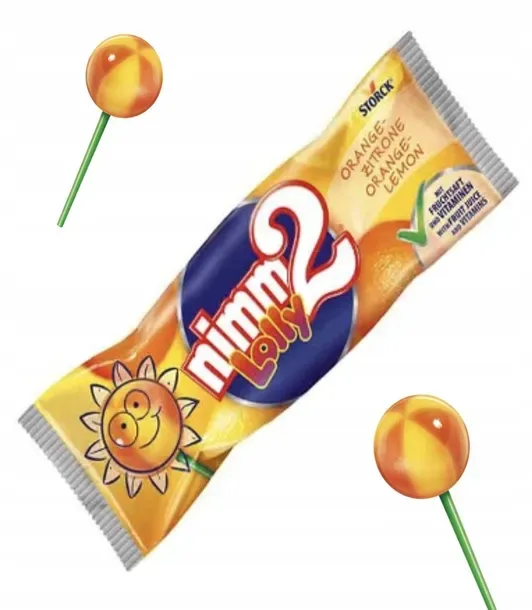 Lizak Nimm2 Pomarańcza-Cytryna z Witaminami 10 g (1 szt.)